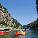 Canoë dans les Gorges de l'Ardèche